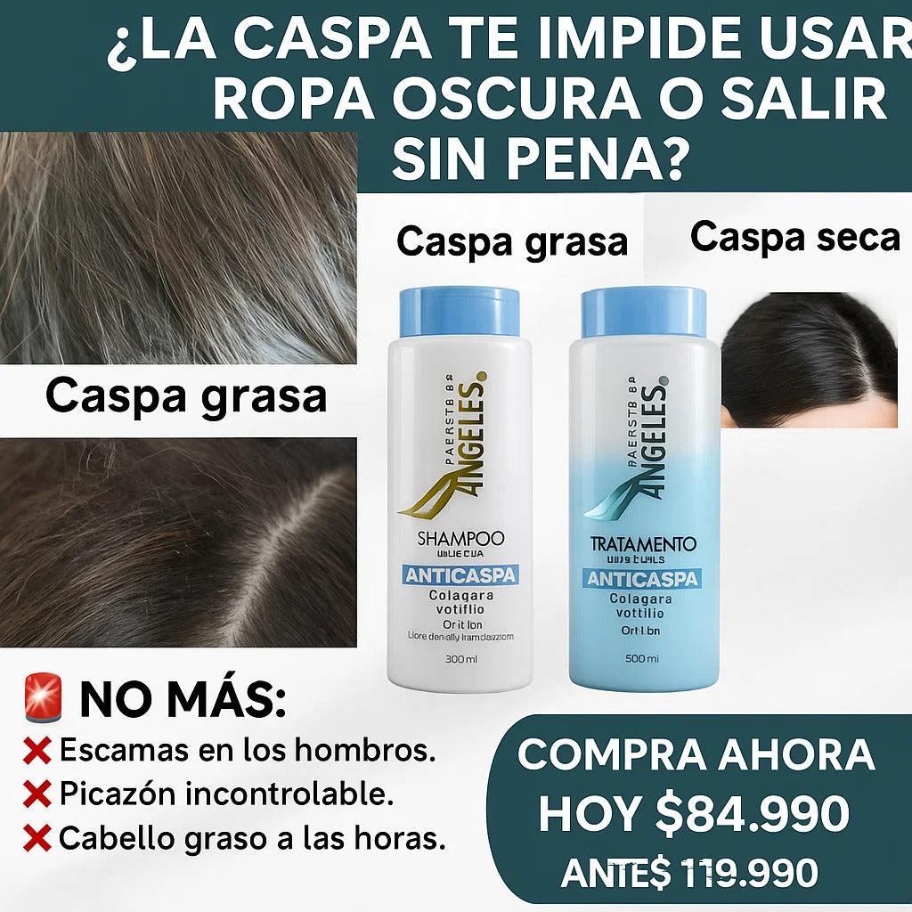 Descubre el tratamiento que Elimina el hongo de la caspa Desde la Primera Lavada 🌿✨