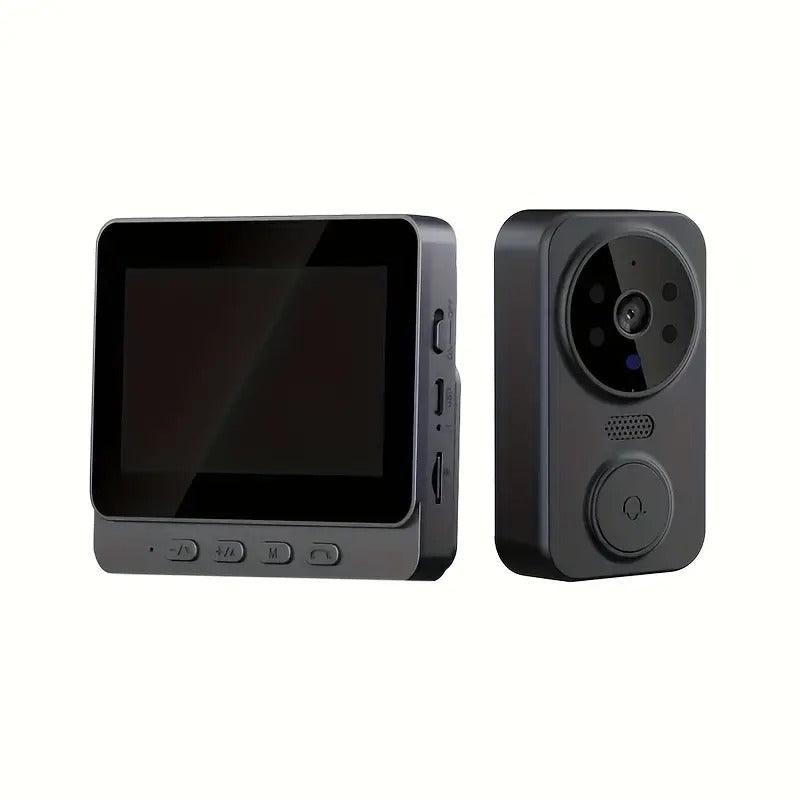 TIMBRE INTELIGENTE CON CÁMARA HD: VIGILA TU HOGAR 24/7 ¡INCLUSO DE NOCHE!